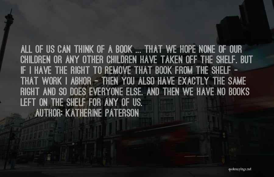 No Hope Left Quotes By Katherine Paterson