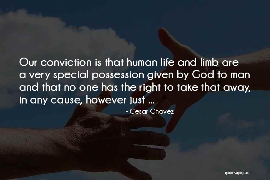 No Humanity Quotes By Cesar Chavez