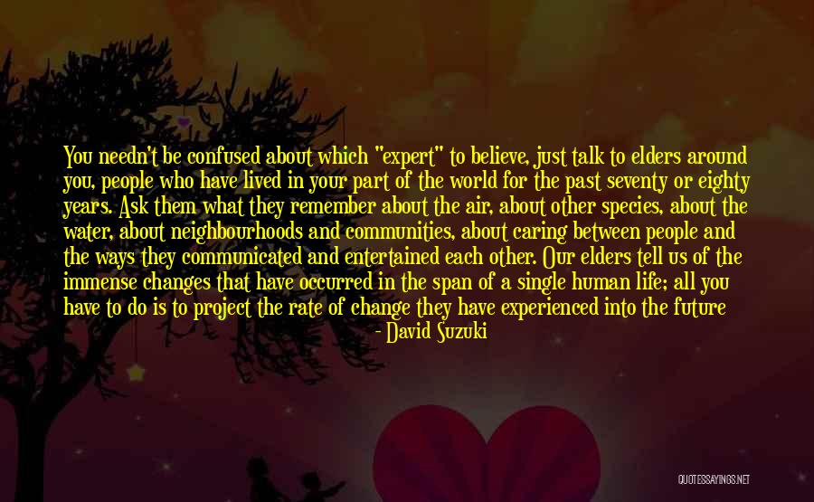 No Idea About Future Quotes By David Suzuki No Idea About Future Quotes By David Suzuki