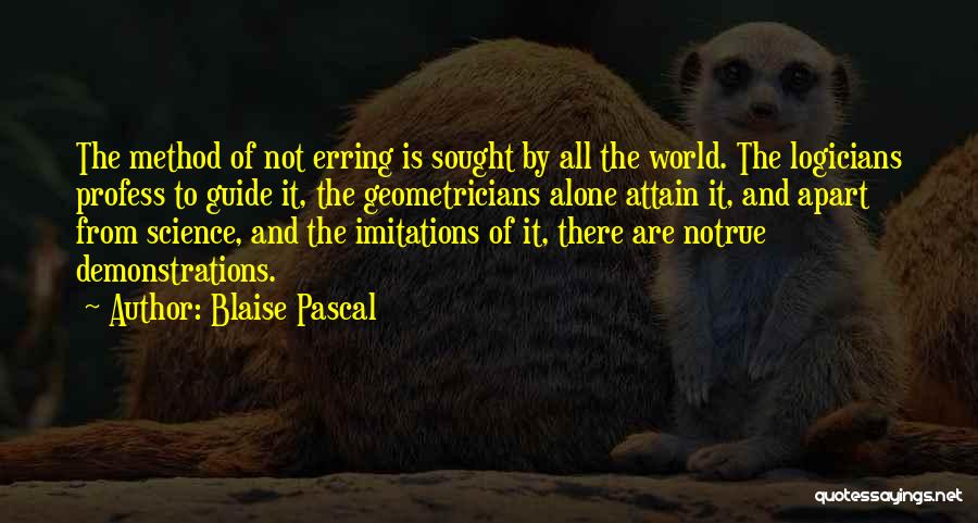 No Imitation Quotes By Blaise Pascal