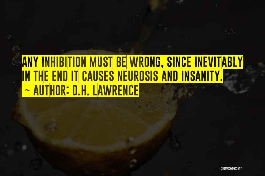 No Inhibition Quotes By D.H. Lawrence