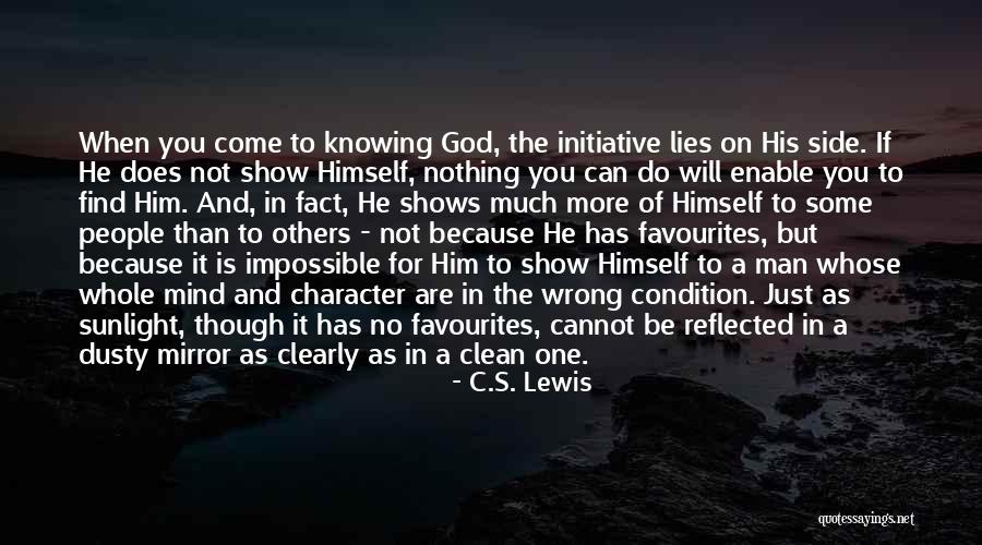 No Initiative Quotes By C.S. Lewis