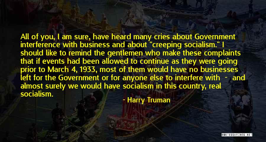 No Interference Quotes By Harry Truman No Interference Quotes By Harry Truman