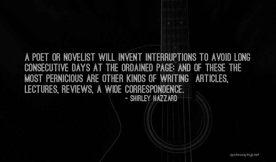 No Interruptions Quotes By Shirley Hazzard