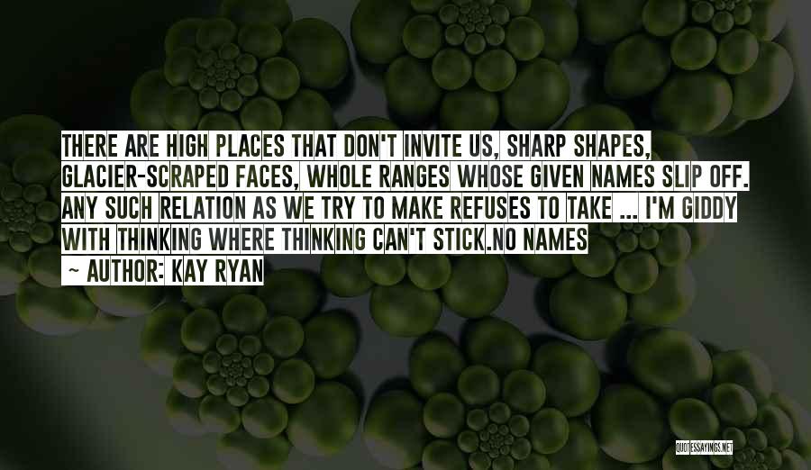 No Invite Quotes By Kay Ryan