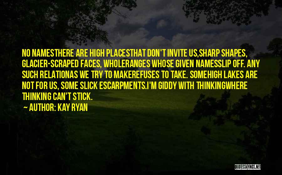 No Invite Quotes By Kay Ryan