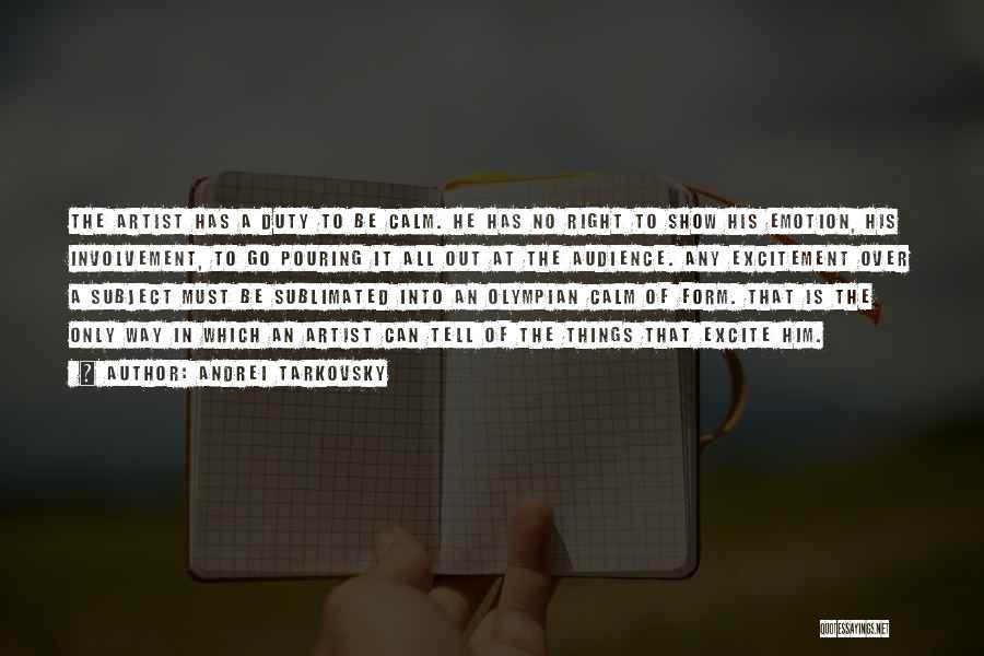 No Involvement Quotes By Andrei Tarkovsky No Involvement Quotes By Andrei Tarkovsky