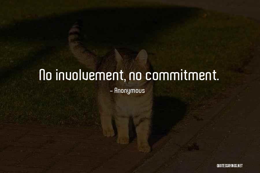 No Involvement Quotes By Anonymous