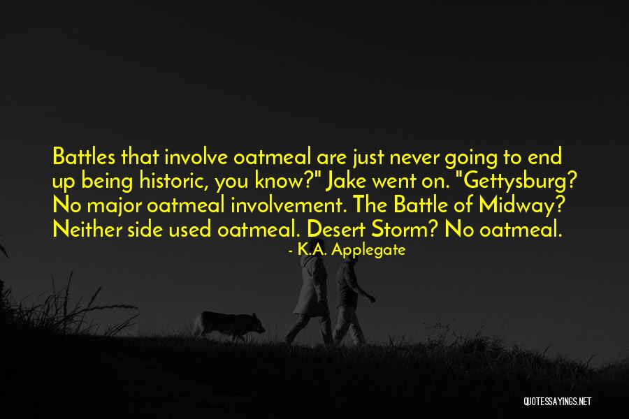 No Involvement Quotes By K.A. Applegate