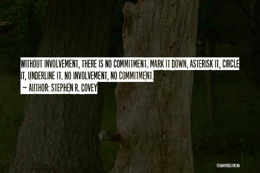 No Involvement Quotes By Stephen R. Covey