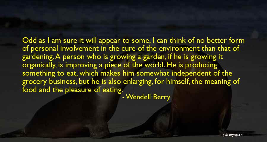 No Involvement Quotes By Wendell Berry