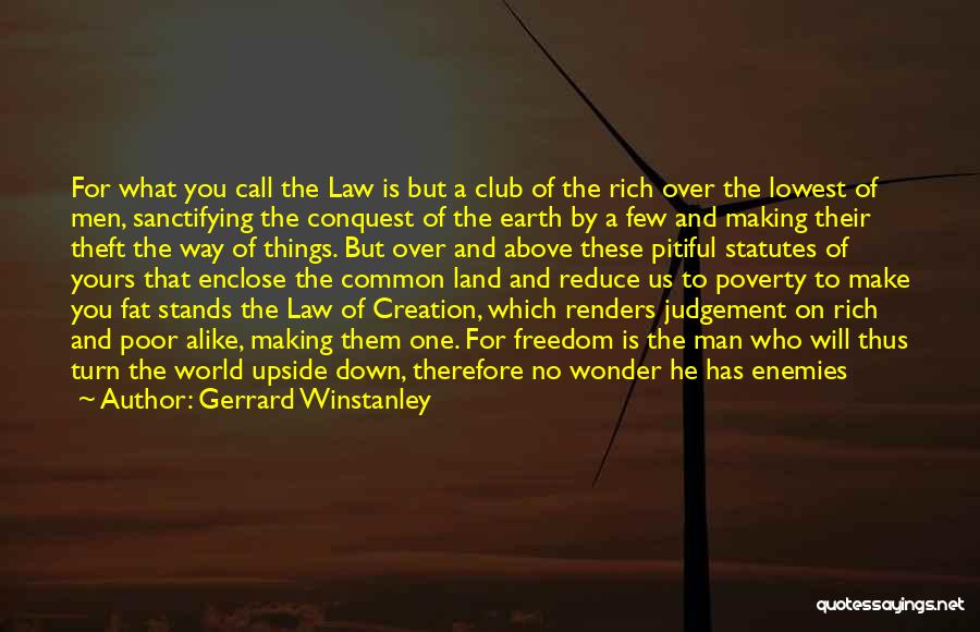 No Judgement Quotes By Gerrard Winstanley