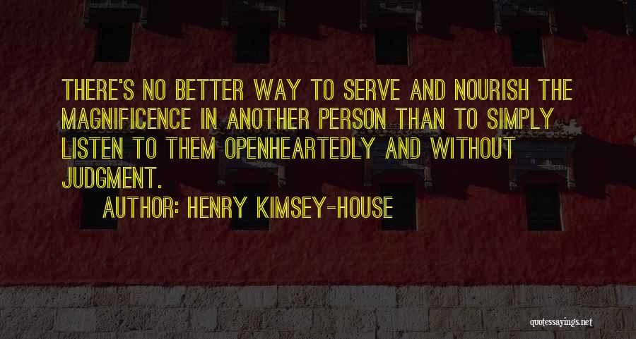 No Judgement Quotes By Henry Kimsey-House