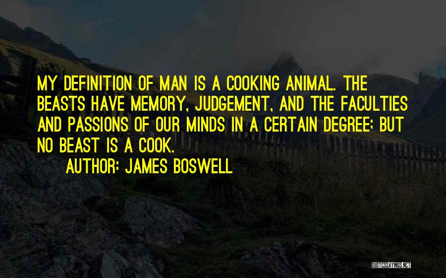 No Judgement Quotes By James Boswell
