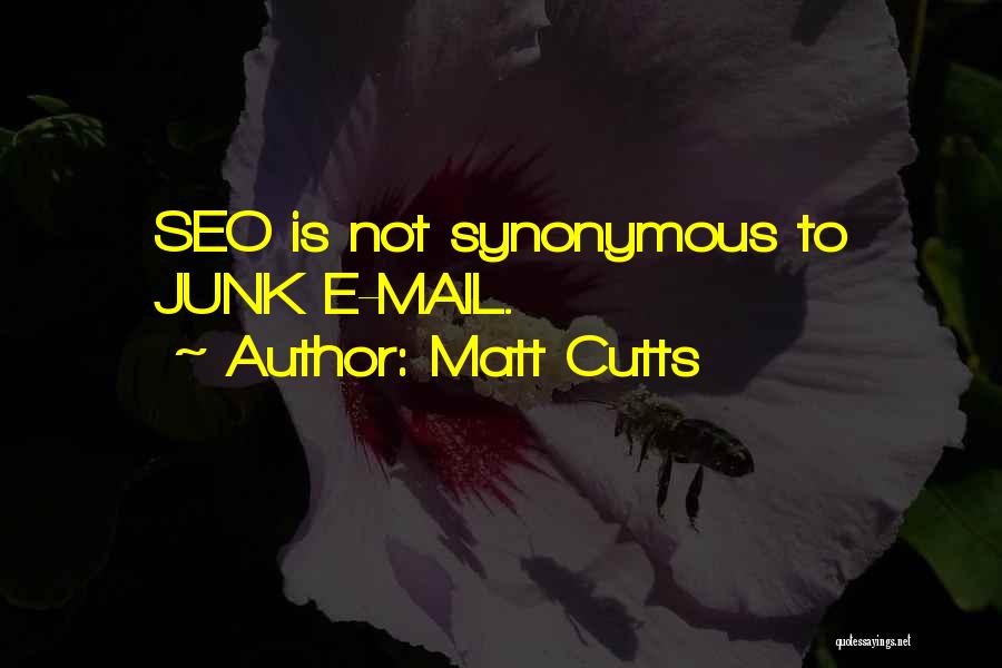 No Junk Mail Quotes By Matt Cutts