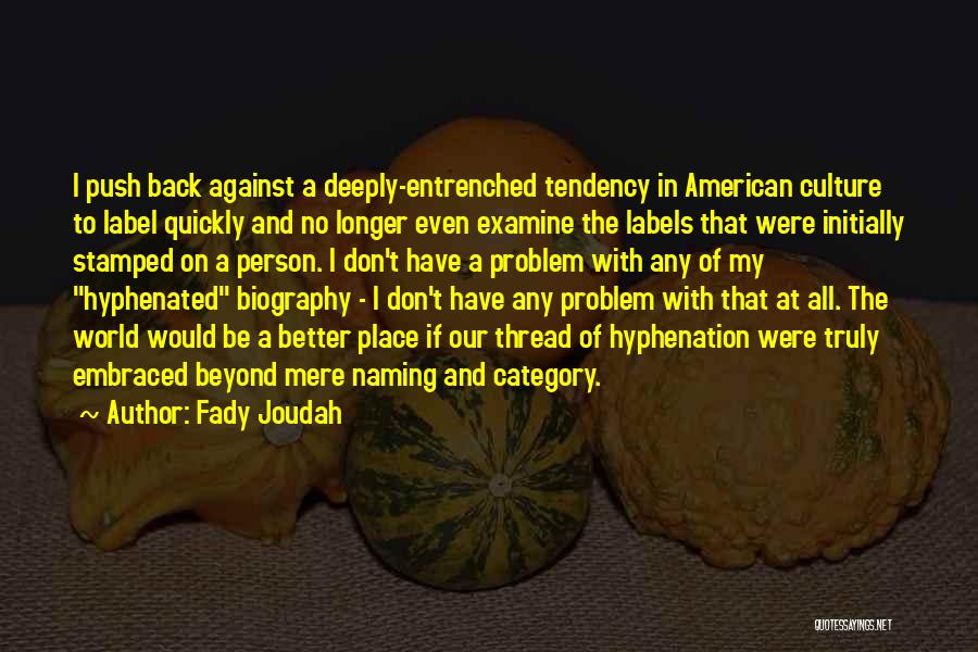 No Label Quotes By Fady Joudah