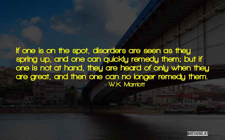 No Leadership Quotes By W.K. Marriott No Leadership Quotes By W.K. Marriott