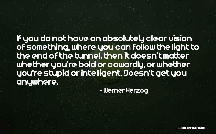 No Light At The End Of The Tunnel Quotes By Werner Herzog No Light At The End Of The Tunnel Quotes By Werner Herzog