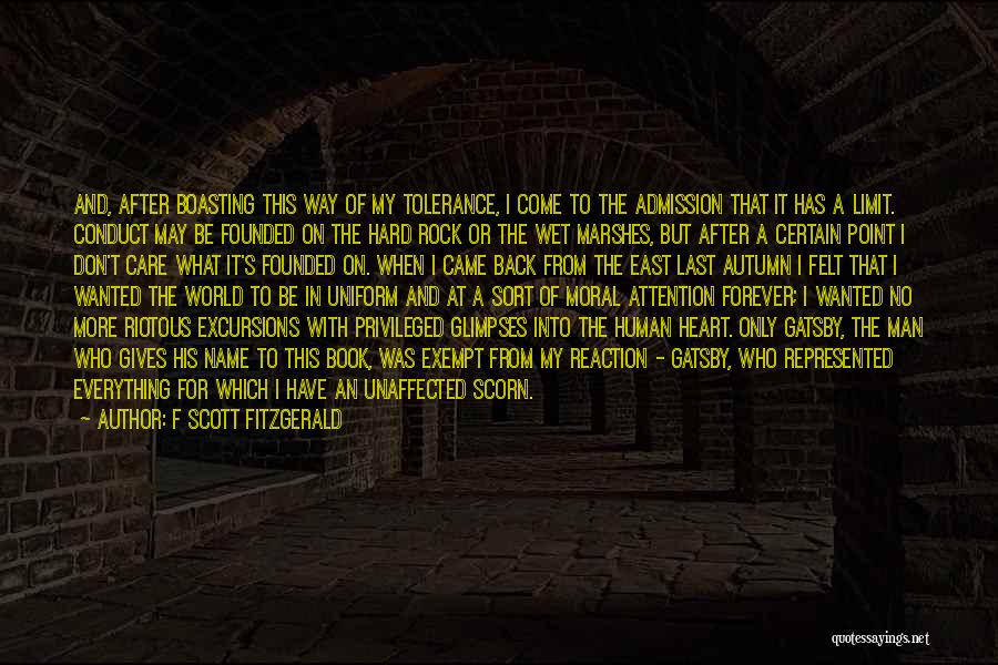No Limit Quotes By F Scott Fitzgerald