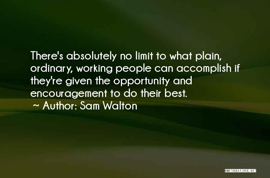 No Limit Quotes By Sam Walton