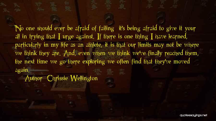 No Limits In Life Quotes By Chrissie Wellington