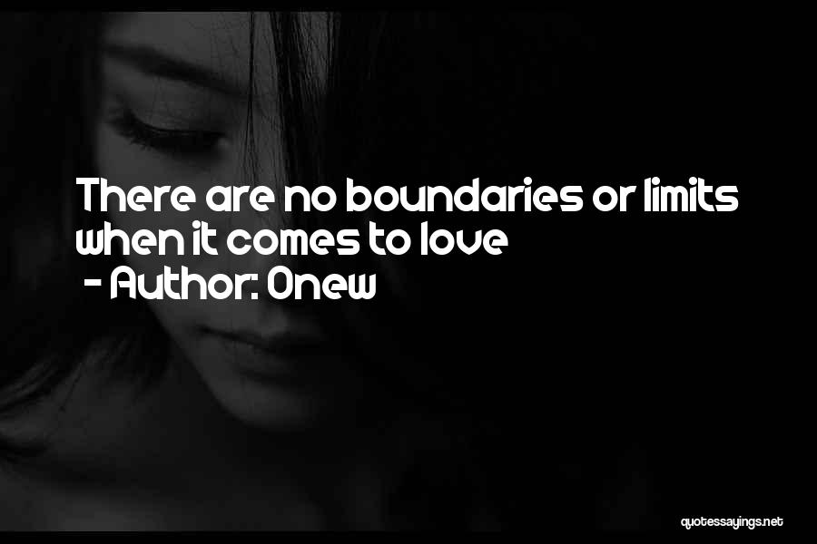 No Limits No Boundaries Quotes By Onew