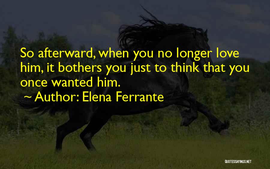 No Longer Love You Quotes By Elena Ferrante