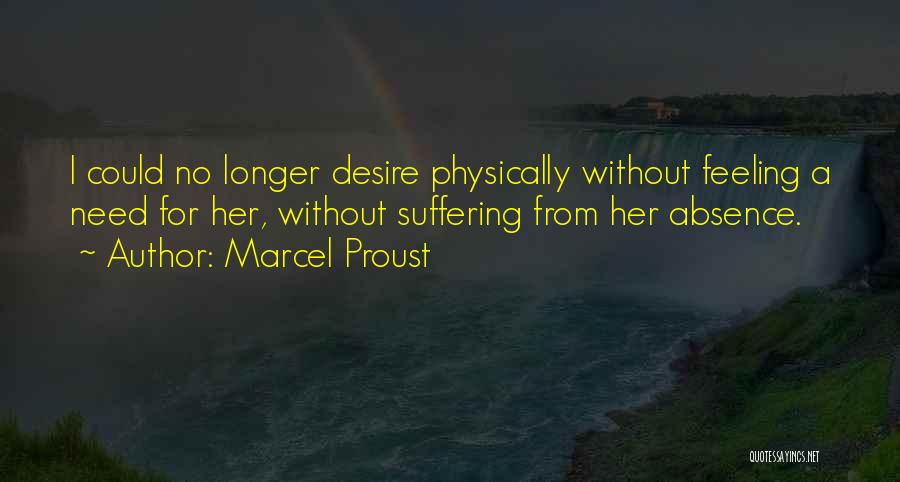 No Longer Suffering Quotes By Marcel Proust