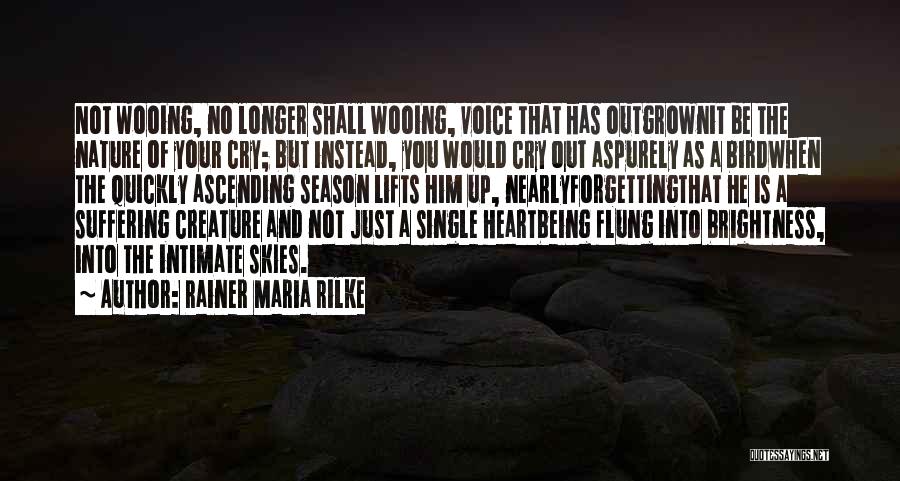 No Longer Suffering Quotes By Rainer Maria Rilke