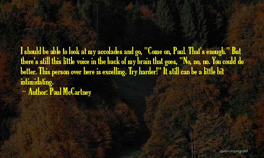 No Look Back Quotes By Paul McCartney
