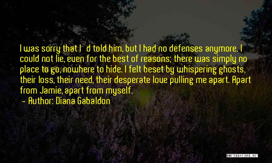 No Love Anymore Quotes By Diana Gabaldon