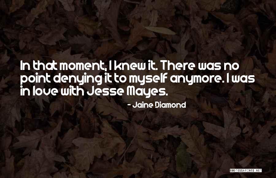 No Love Anymore Quotes By Jaine Diamond