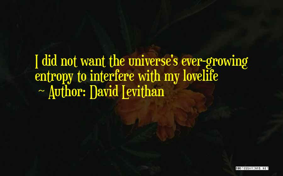 No Lovelife Quotes By David Levithan