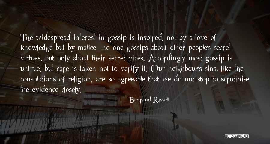 No Malice Quotes By Bertrand Russell