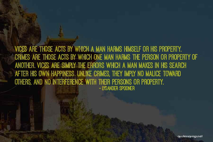 No Malice Quotes By Lysander Spooner No Malice Quotes By Lysander Spooner