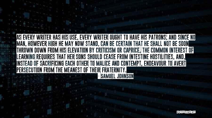 No Malice Quotes By Samuel Johnson No Malice Quotes By Samuel Johnson