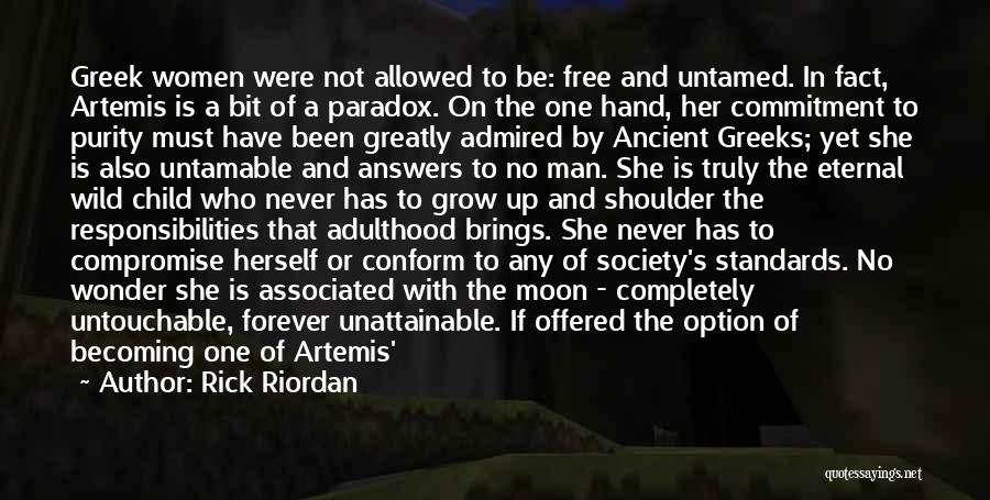 No Man Allowed Quotes By Rick Riordan