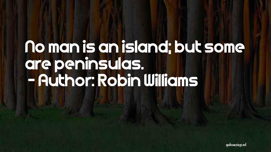 No Man Is An Island Quotes By Robin Williams