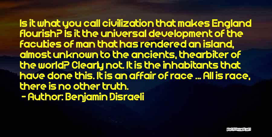 No Man Is Island Quotes By Benjamin Disraeli