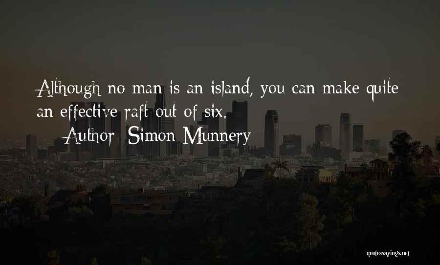 No Man Is Island Quotes By Simon Munnery