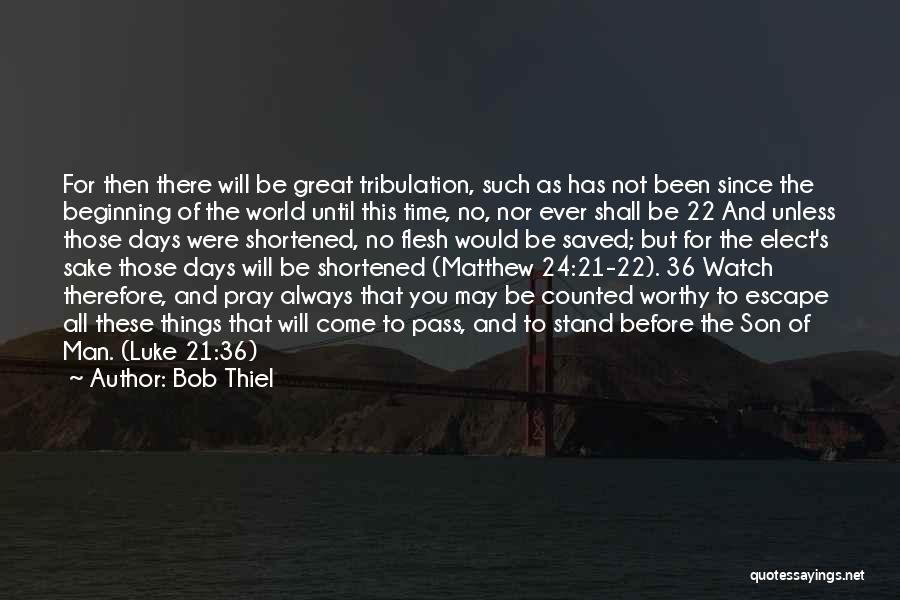 No Man Quotes By Bob Thiel