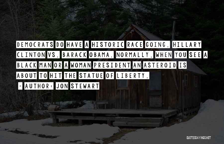 No Man Should Hit A Woman Quotes By Jon Stewart