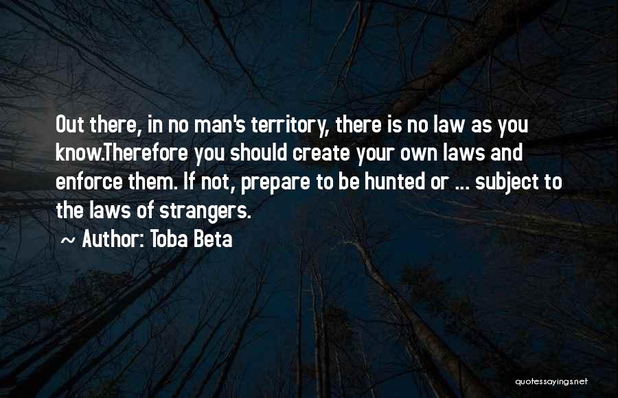 No Man's Land Quotes By Toba Beta