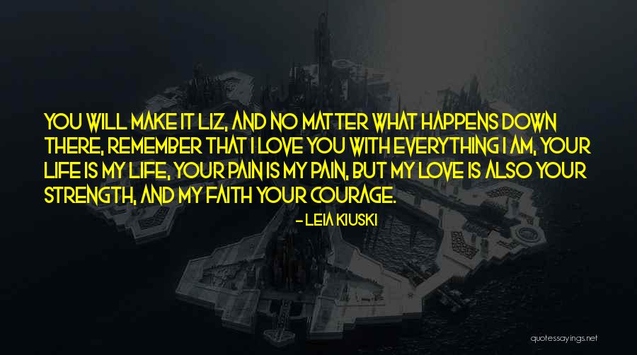 No Matter What Happens I Love You Quotes By Leia Kiuski