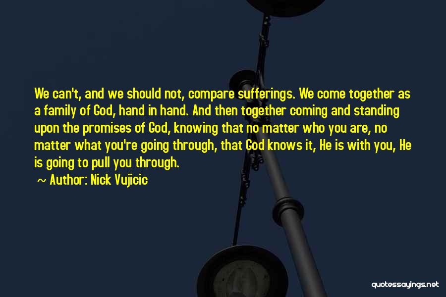 No Matter What We Are Family Quotes By Nick Vujicic