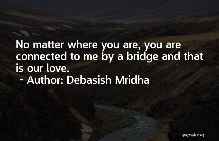 No Matter Where You Are Love Quotes By Debasish Mridha