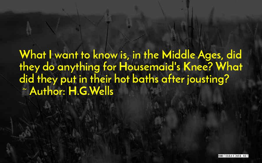 No More Baths Quotes By H.G.Wells