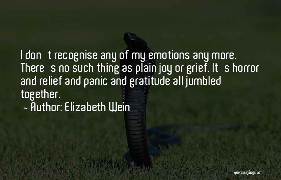 No More Emotions Quotes By Elizabeth Wein