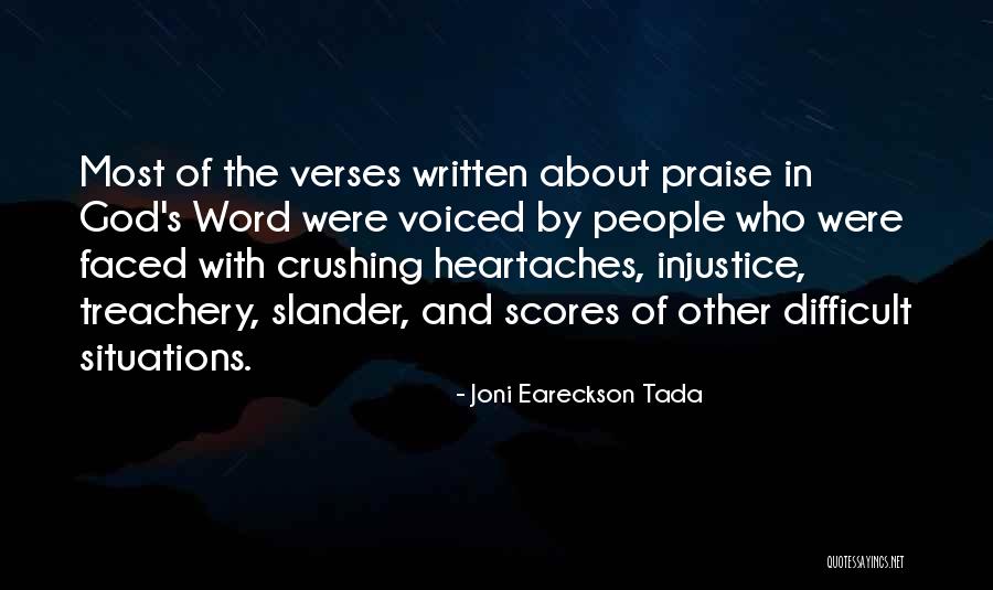 No More Heartaches Quotes By Joni Eareckson Tada