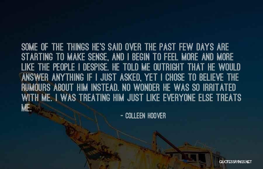 No More Hurt Quotes By Colleen Hoover